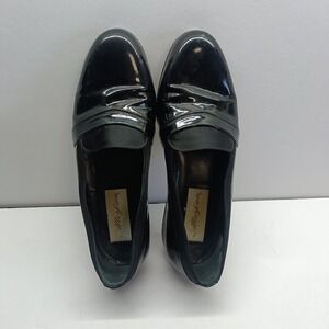Mezlan Women's Size 7M Mirage Black Leather Tuxedo Formal‎ Loafers